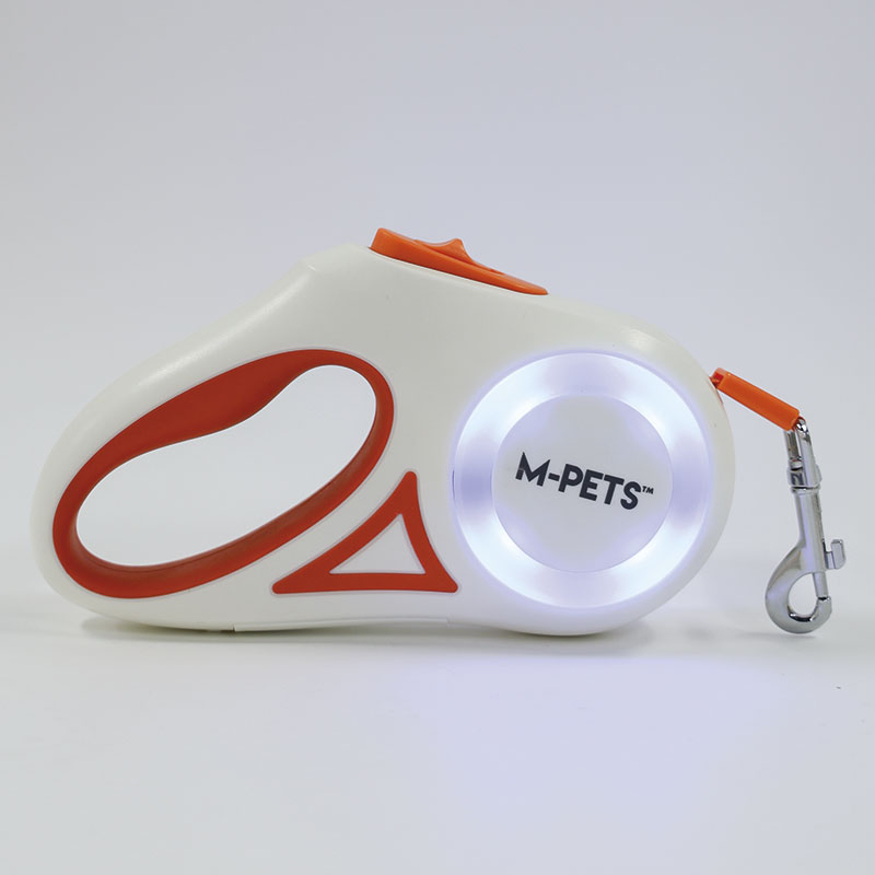 M-Pets (М-Петс) Flash Retractable Dog Leash - Поводок-рулетка с подстветкой для собак (5 м) в E-ZOO