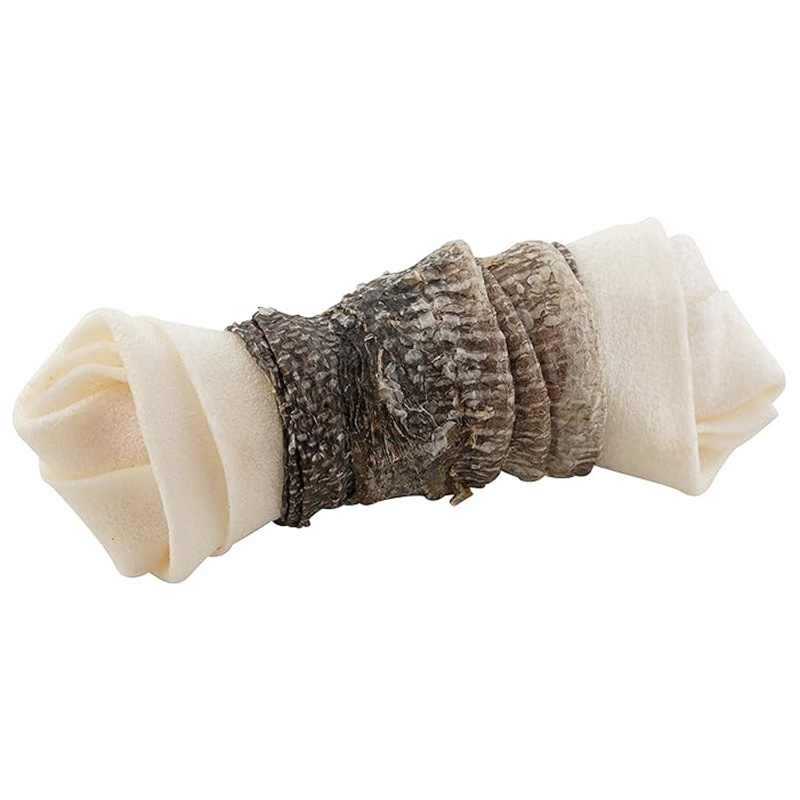Bubimex (Бубимекс) Fishies Knotted Chewing Bones with Skin Fish - Жевательные крученые кости с кожей трески для собак (60 г) в E-ZOO