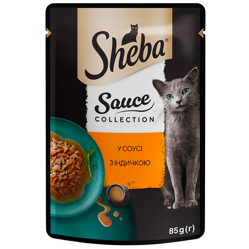 Sheba (Шеба) Select Slices - Вологий корм з індичкою для котів (шматочки в соусі) (85 г) в E-ZOO