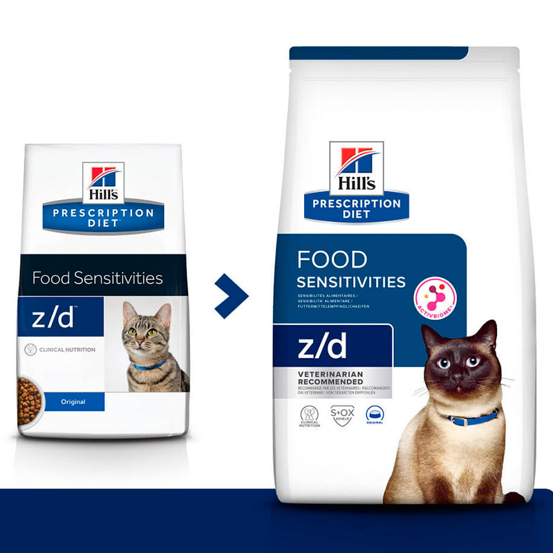 Hill's (Хиллс) Prescription Diet z/d - Сухой корм для котов с пищевой аллергией (1,5 кг) в E-ZOO