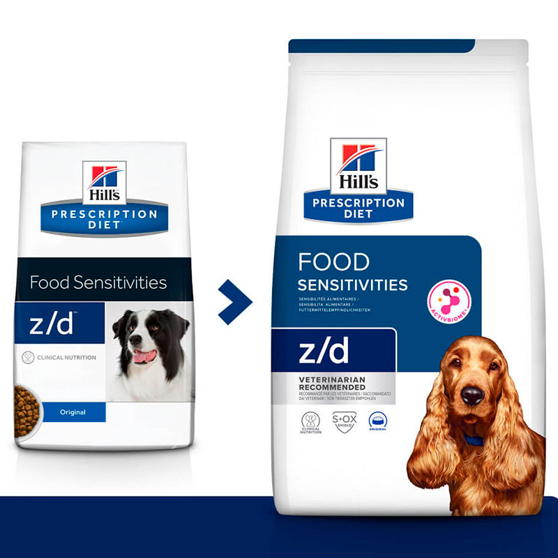 Hill's (Хиллс) Prescription Diet z/d - Сухой корм при пищевой аллергии для собак (3 кг) в E-ZOO