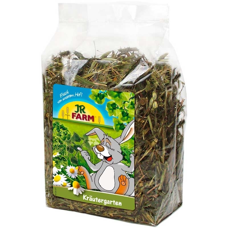 JR Farm (Джиэр Фарм) Herbal Garden - Дополнительный корм Садовые травы для карликовых кроликов и грызунов (500 г) в E-ZOO