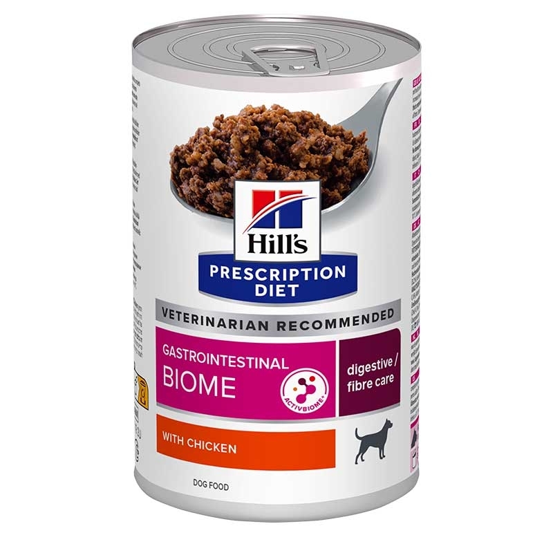 Hill's (Хиллс) PD Gastrointestinal Biome - Консервированный корм-диета с курицей при расстройстве пищеварения для собак (370 г) в E-ZOO
