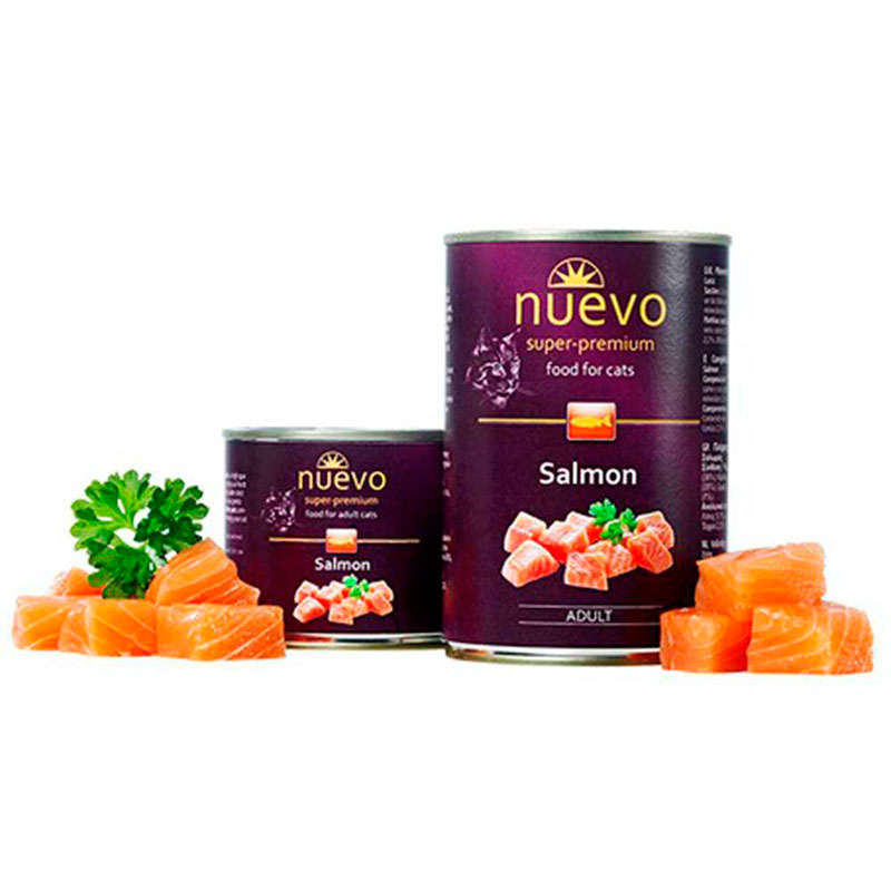 Nuevo (Нуево) Adult Salmon - Консервированный корм с лососем для котов (200 г) в E-ZOO