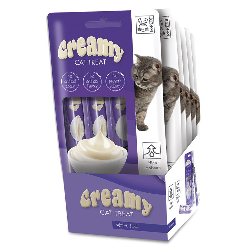 M-Pets (М-Петс) Creamy Cat treat Tuna - Лакомства Крем с тунцом для котов (60 г) в E-ZOO