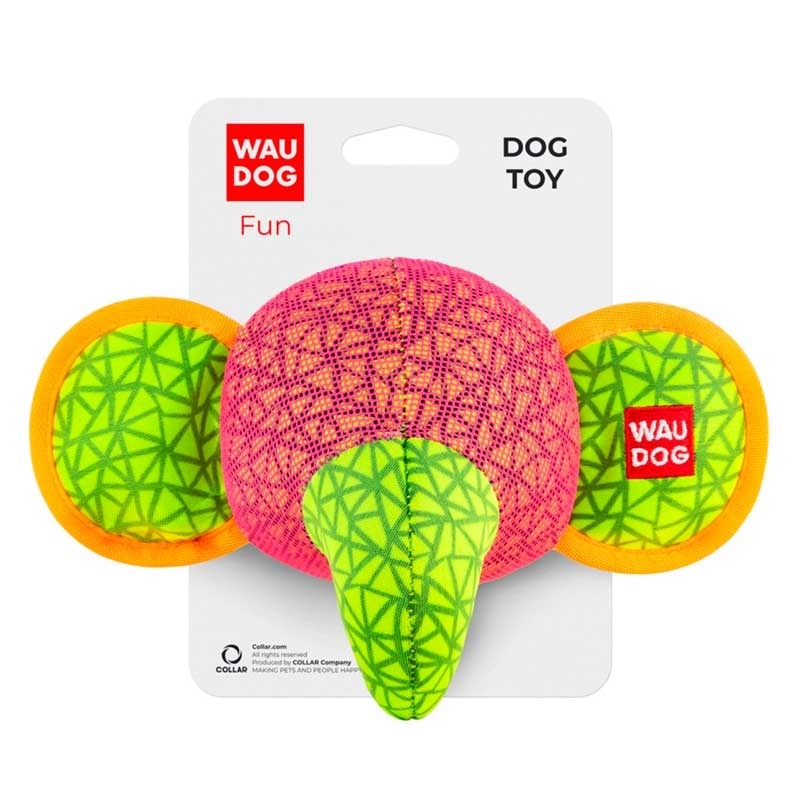 Collar (Коллар) WAUDOG Fun - М’яка іграшка Слон з пищалкою для собак (20х14 см) в E-ZOO