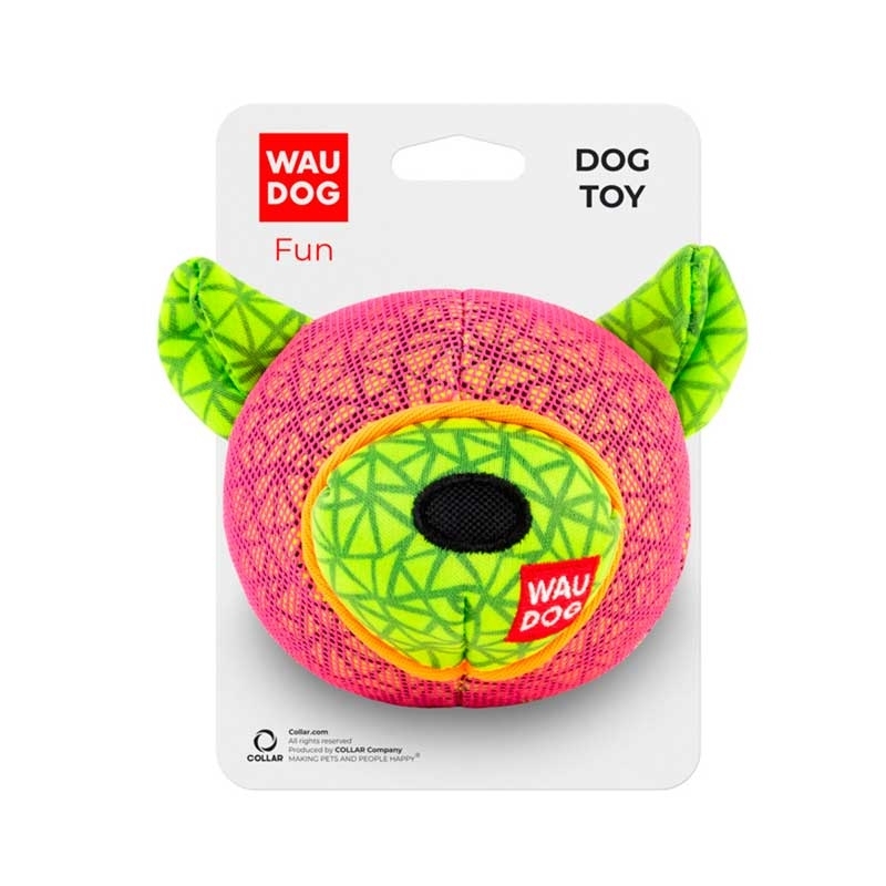 Collar (Коллар) WAUDOG Fun - Мягкая игрушка Медведь с пищалкой для собак (12х11 см) в E-ZOO