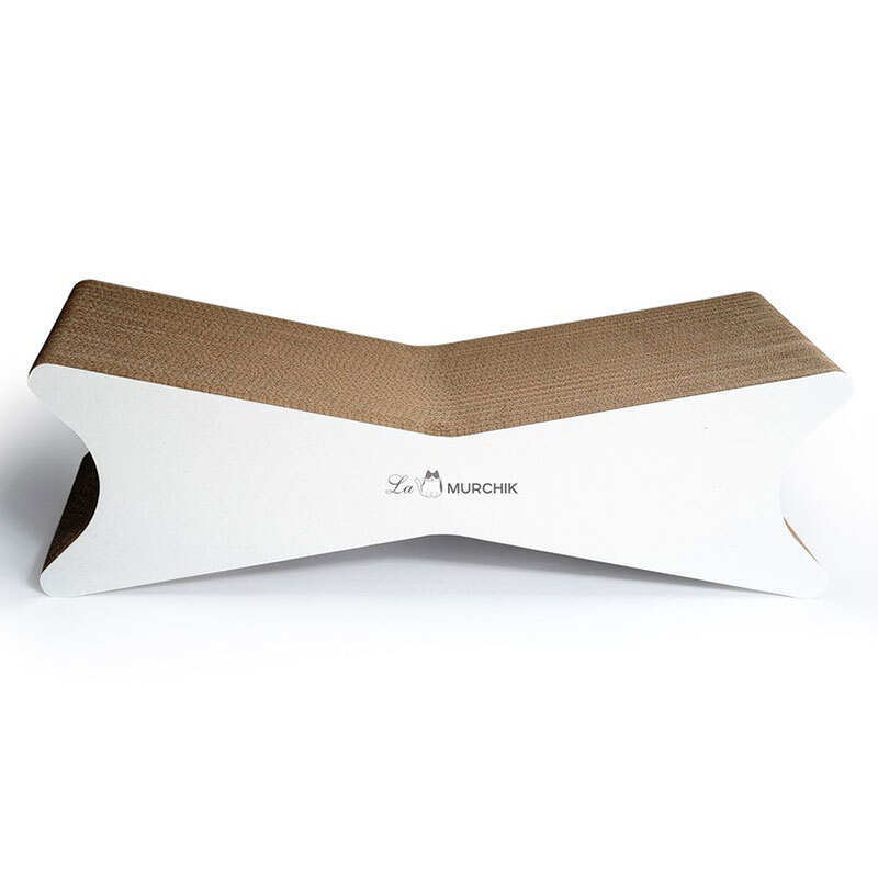 Lamurchik (Лямурчик) Demi - Гофрокартонная коробка-когтеточка Деми для котов (20х63х26 см) в E-ZOO