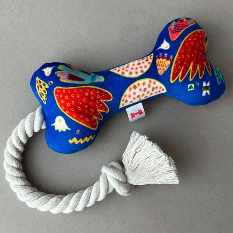 Байдык - Мягкая игрушка-косточка Ластуня для животных (12х7 см) в E-ZOO