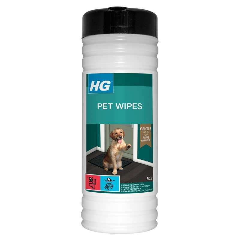 HG (ХГ) Pet Wipes - Вологі серветки для очищення лап у собак і котів (50 шт.) в E-ZOO