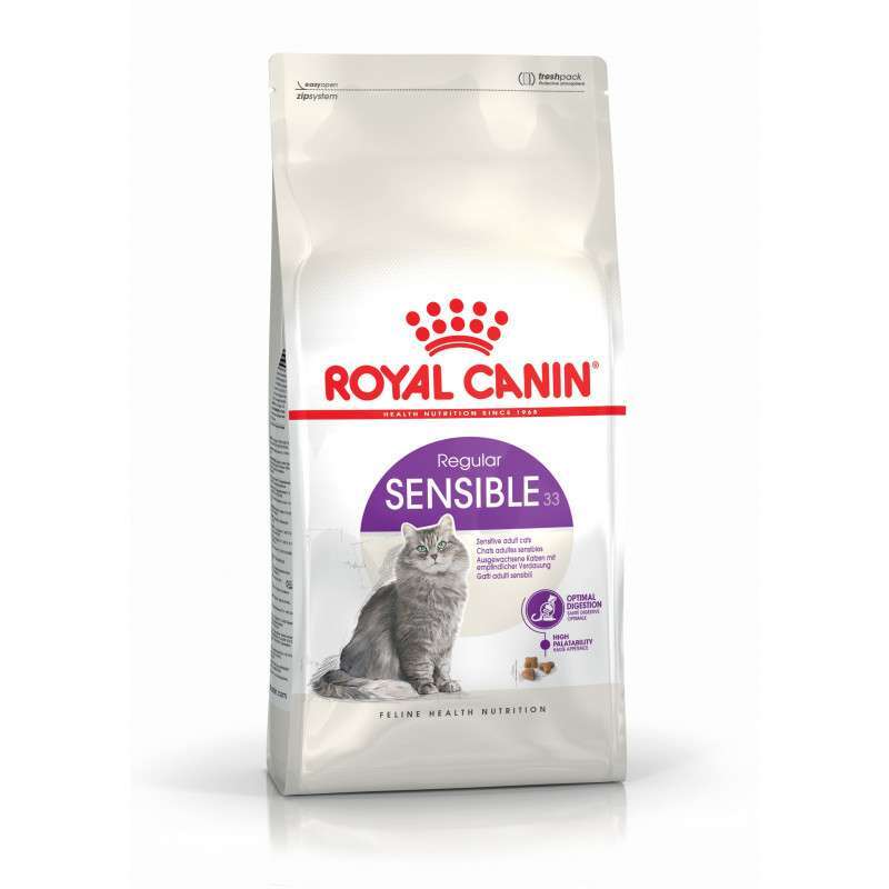 Royal Canin (Роял Канин) Sensible 33 - Сухой корм с птицей для кошек с чувствительной пищеварительной системой (400 г) в E-ZOO