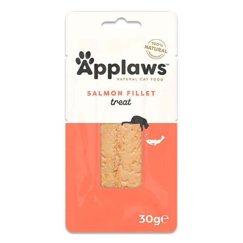 Applaws (Апплавс) Natural Cat Treat Whole Salmon Loin - Натуральное лакомство из цельного филе лосося для котов (30 г) в E-ZOO