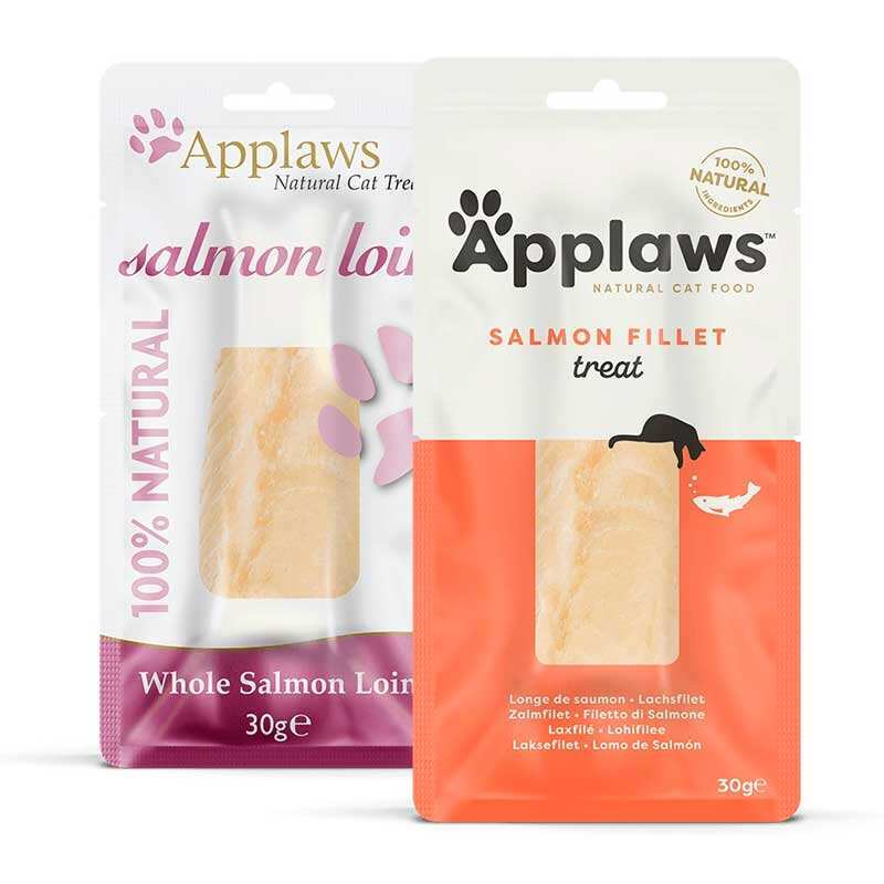 Applaws (Апплавс) Natural Cat Treat Whole Salmon Loin - Натуральное лакомство из цельного филе лосося для котов (30 г) в E-ZOO