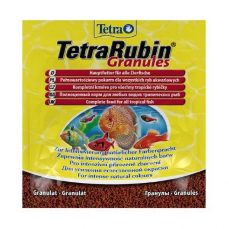 Tetra (Тетра) Rubin Granules - Корм для посилення забарвлення акваріумних риб (15 г) в E-ZOO