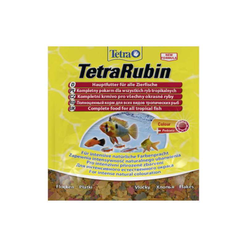 Tetra (Тетра) Rubin Flakes - Корм для посилення забарвлення акваріумних риб (12 г) в E-ZOO
