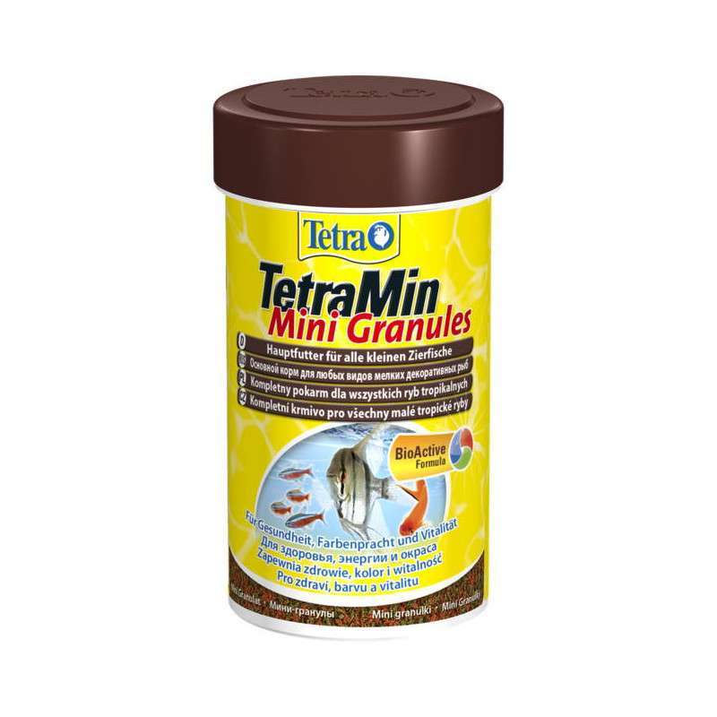 Tetra (Тетра) TetraMin Mini Granules - Корм для небольших декоративных рыб - Фото 2