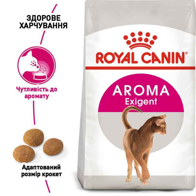Royal Canin (Роял Канін) Exigent Aromatic - Сухий корм з рибою для котів, вибагливих до аромату продукту (2 кг) в E-ZOO