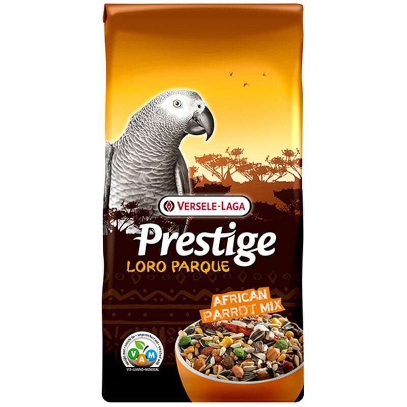 Versele-Laga (Верселе-Лага) Prestige Premium Loro Parque African Parrot Mix - Зерновая смесь, корм для попугаев "Африканский Попугай" (1 кг) в E-ZOO