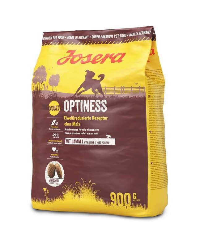 Josera (Йозера) Optiness - Сухий корм для дорослих собак зі зниженим вмістом білку (900 г) в E-ZOO