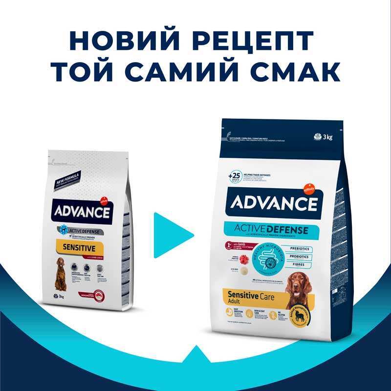 Advance (Эдванс) Dog Sensitive Lamb - Корм с ягненком для взрослых собак с чувствительным пищеварением (3 кг) в E-ZOO