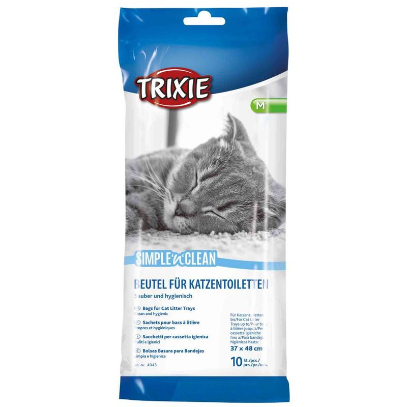 Trixie (Тріксі) Simple and Clean Bags for Cat Litter Trays - Пакети для котячих туалетів (46х59 см) в E-ZOO