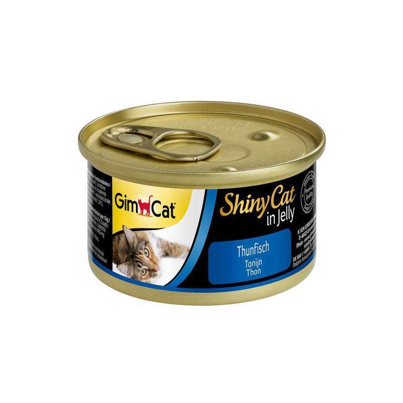 GimCat (ДжимКэт) ShinyCat - Консервированный корм с тунцом для кошек - Фото 2