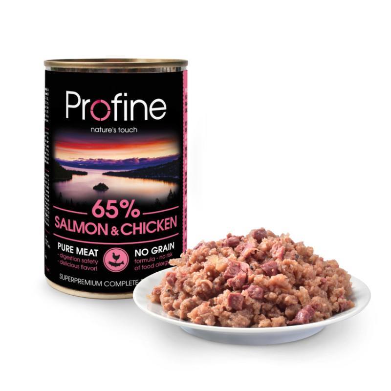 Profine (Профайн) Dog Salmon and Chicken - Влажный корм для собак с лососем и курицей (400 г) в E-ZOO