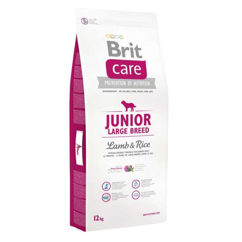 Brit Care (Брит Кеа) Junior Large Breed Lamb & Rice - Сухой корм для щенков крупных пород с ягненком и рисом