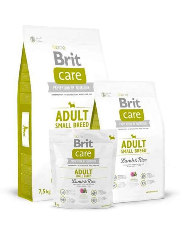 Brit Care (Брит Кеа) Adult Small Breed Lamb & Rice - Сухой корм с ягненком и рисом для взрослых собак мелких пород (3 кг) в E-ZOO