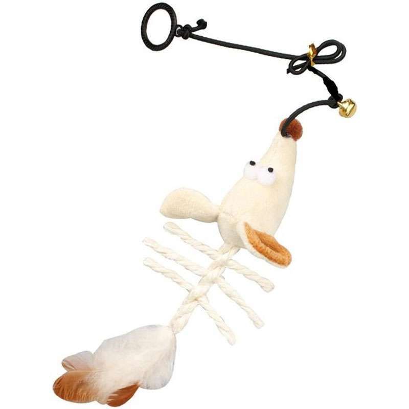 Karlie-Flamingo (Карлі-Фламінго) Skeleton Mouse - Іграшка для котів підвісна миша (20х9х5 см) в E-ZOO