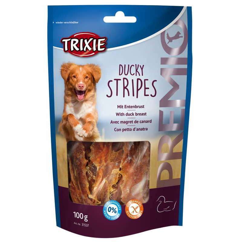 Trixie (Трикси) Premio Ducky Stripes - Лакомство с утиной грудкой для собак - Фото 2