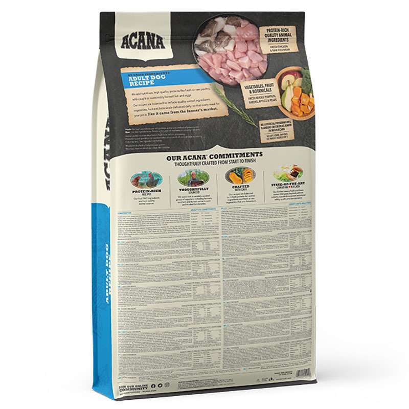 Acana (Акана) Adult Dog Recipe – Сухий корм для дорослих собак всіх порід (2 кг) в E-ZOO