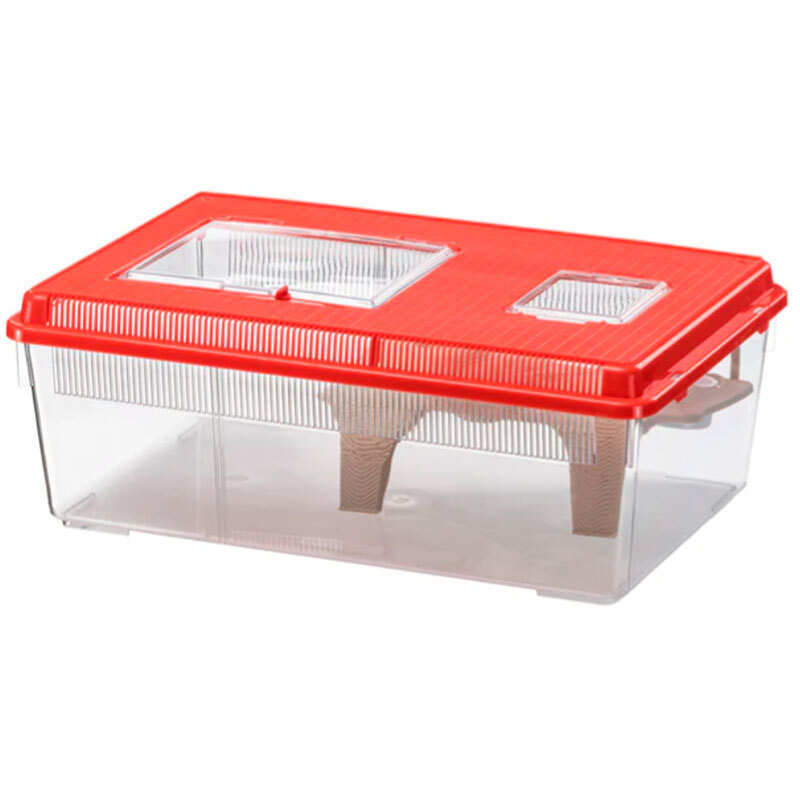 Ferplast (Ферпласт) GEO FLAT LARGE - Пластиковий акваріум/контейнер для риб, черепах і комах (8 л) в E-ZOO