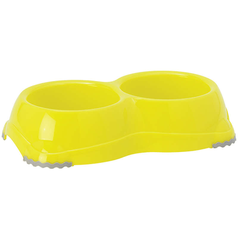 Moderna (Модерна) Double SMARTY Bowl - Миска двойная пластиковая СМАРТИ для собак и котов (2x645 мл) в E-ZOO