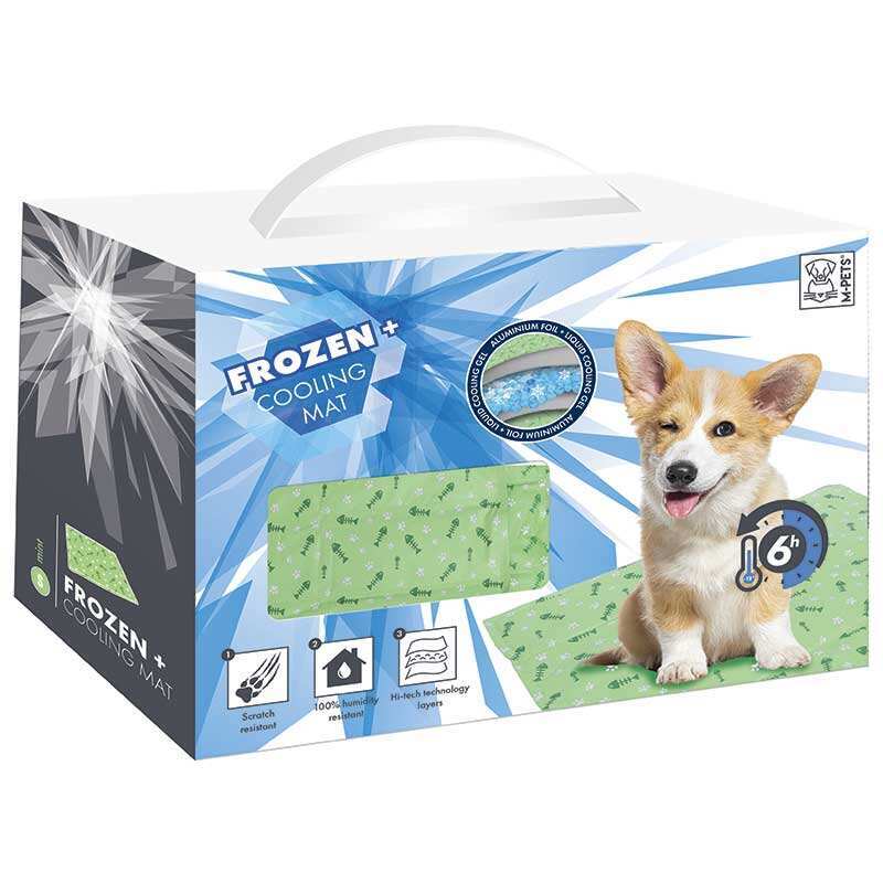 M-Pets Frozen+ Cooling Mats Mint - Охлаждающий коврик для собак (S (40х50 см)) в E-ZOO