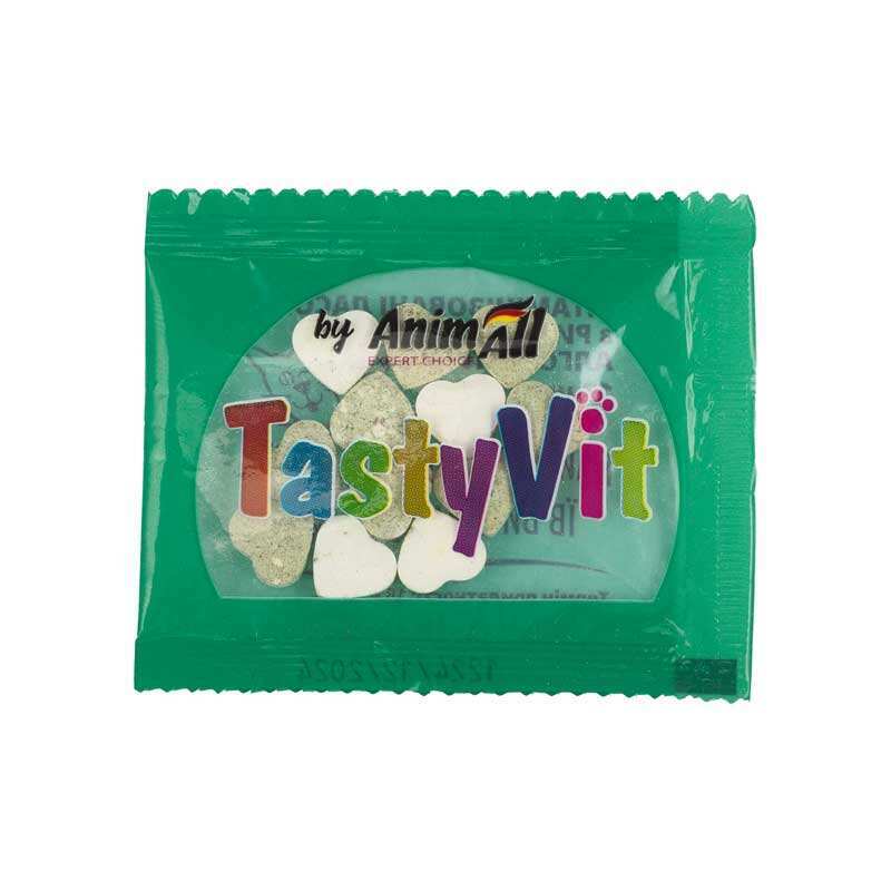 AnimAll TastyVit Algobiotin - Витаминизированные лакомства с рыбой и алгобиотином для кошек (50 шт) в E-ZOO