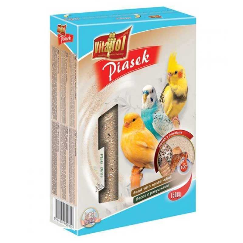 Vitapol Sand - Песок с ракушками для птиц (1,5 кг) в E-ZOO