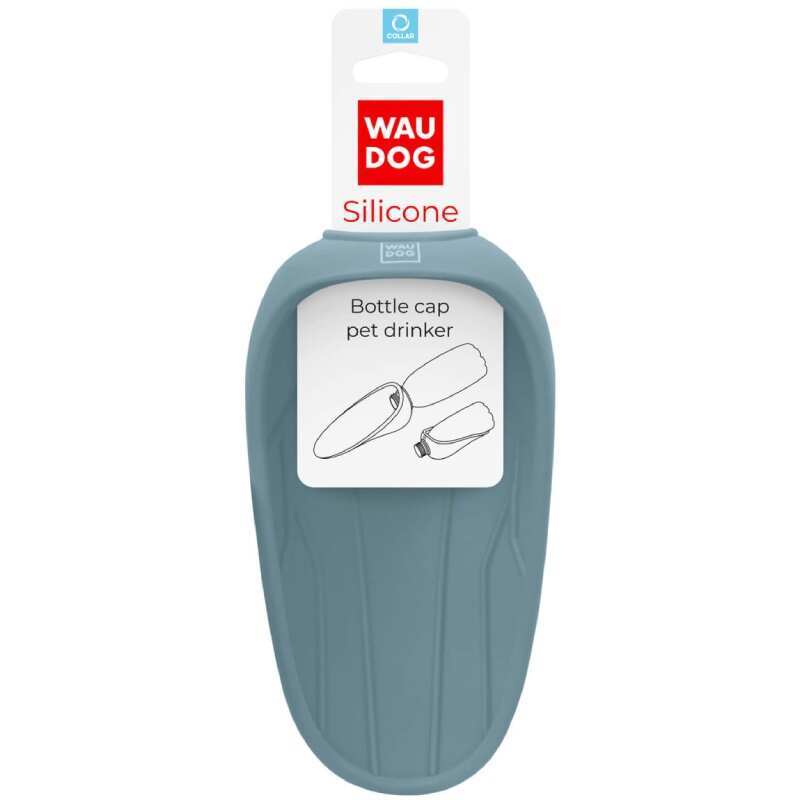 Collar WAUDOG Silicone - Поїлка-насадка на пляшку для домашніх тварин (16,5х9 см) в E-ZOO