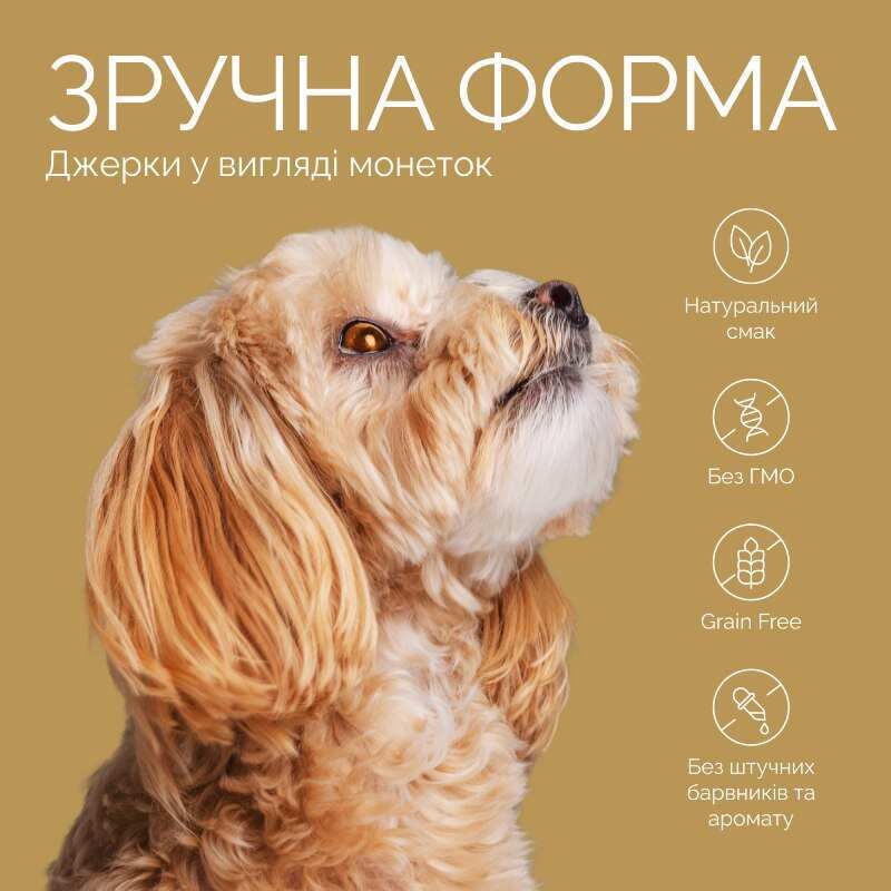 Savory Puppy Coins With Turkey - Джерки монетки с индейкой для щенков (100 г) в E-ZOO