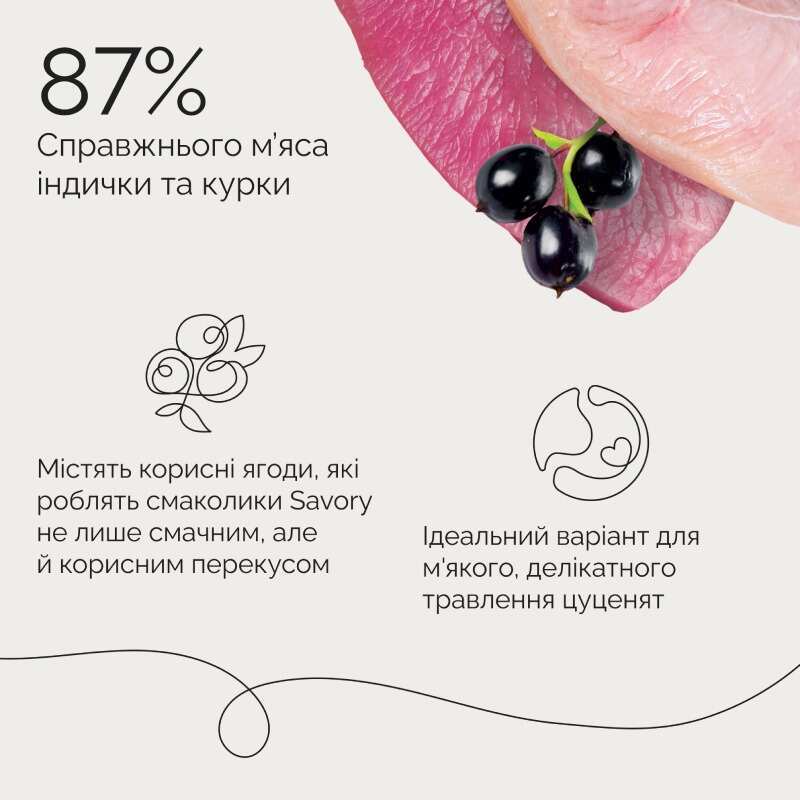 Savory Puppy Coins With Turkey - Джерки монетки с индейкой для щенков (100 г) в E-ZOO