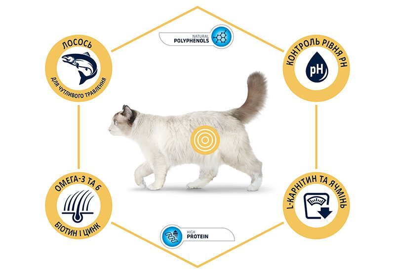 Advance (Эдванс) Sterilized Sensitive Salmon - Сухой корм с лососем и рисом для стерилизованных кошек с проблемами пищеварения (1,5 кг) в E-ZOO