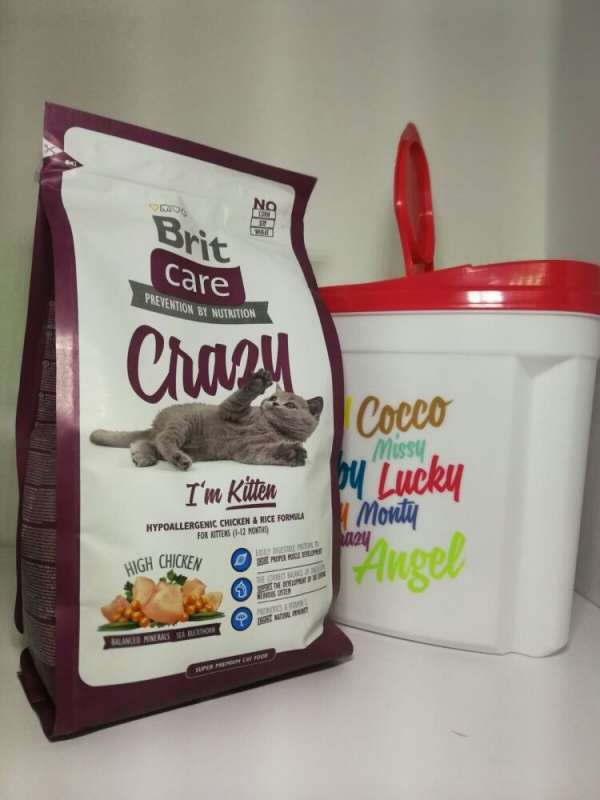 Brit Care (Бріт Кеа) Crazy - Сухий корм з куркою та рисом для кошенят (7 кг) в E-ZOO