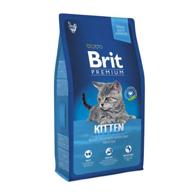 Brit Premium (Брит Премиум) Kitten Сhicken - Сухой корм с курицей для котят (1,5 кг) в E-ZOO