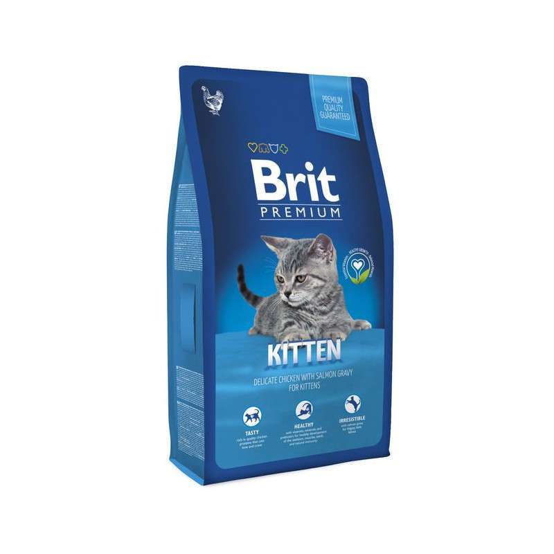 Brit Premium (Бріт Преміум) Kitten Сhicken - Сухий корм з куркою для кошенят (1,5 кг) в E-ZOO