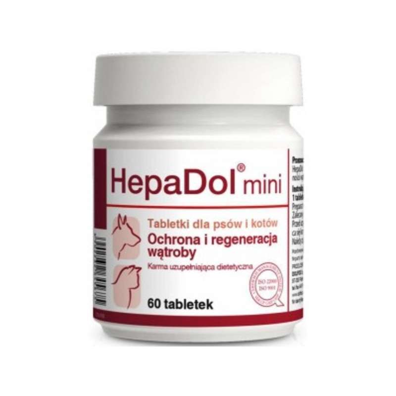 Dolfos (Дольфос)HepaDol - Таблетки для захисту й регенерації печінки для собак і котів (mini 60 шт.) в E-ZOO