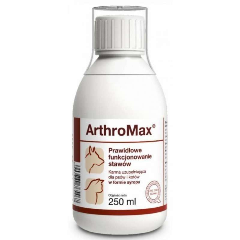Dolfos (Дольфос) ArthroMax - Сироп АртроМакс для суглобів із глюкозаміном і хондроітином для собак і котів (250 мл) в E-ZOO
