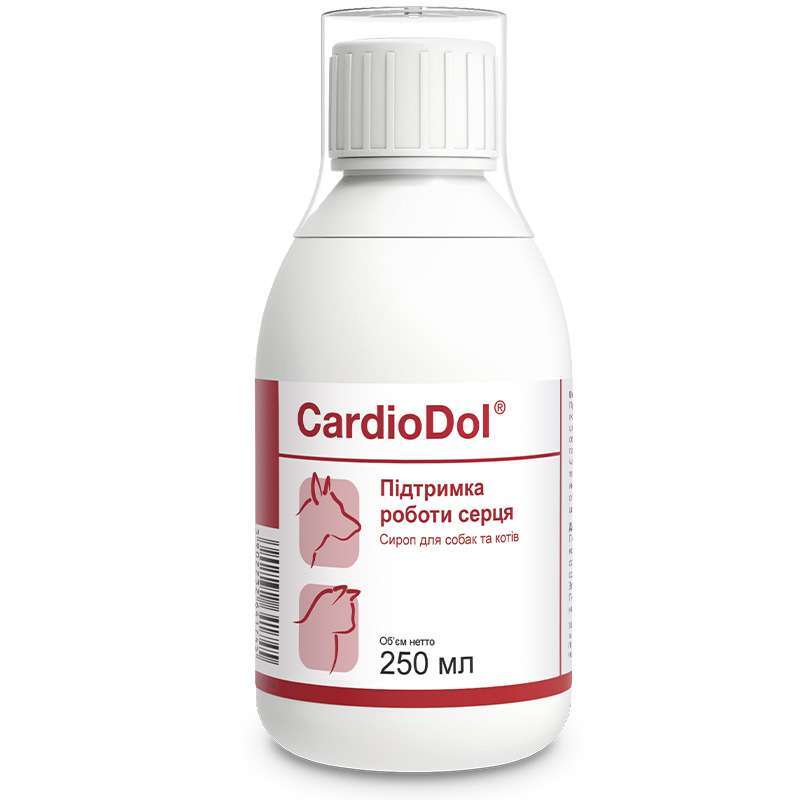Dolfos (Дольфос) CardioDol - Сироп КардіоДол для підтримки роботи серця для собак і котів (250 мл) в E-ZOO