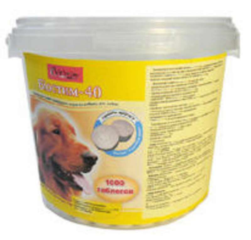 Palladium (Палладиум) - Биостим 40 Белковая витаминно-минеральная добавка для собак (1000 шт.) в E-ZOO
