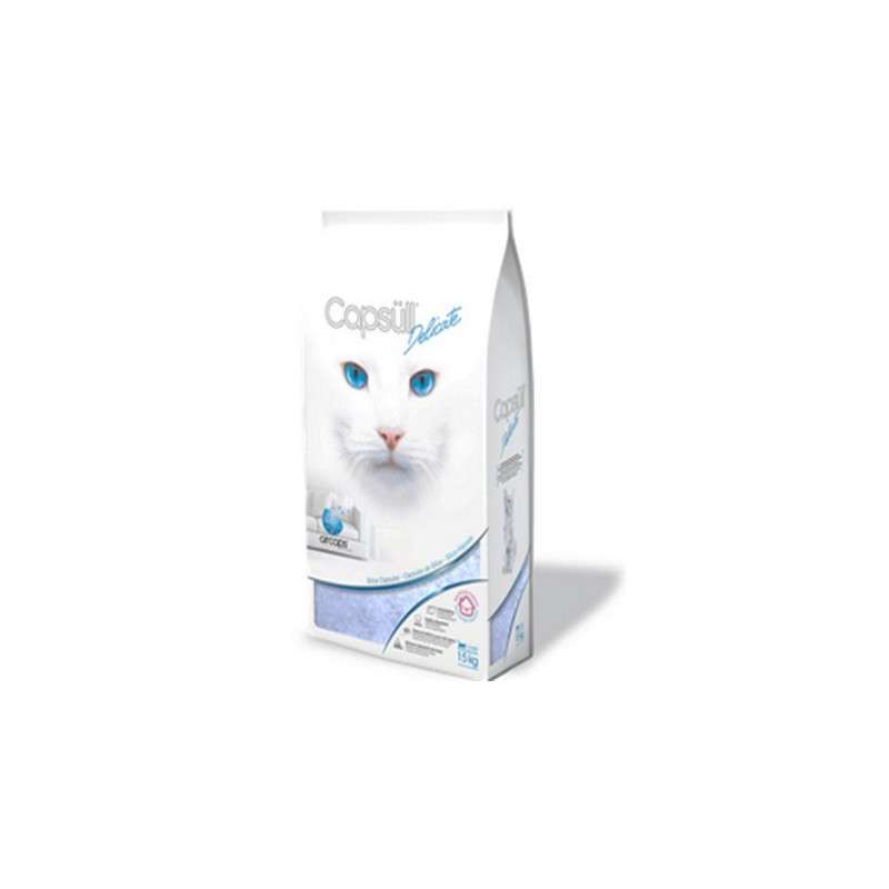 Capsüll (Капсуль) Delicate - Наполнитель кварцевый впитывающий для туалетов для котят и чувствительных кошек (1,5 кг) в E-ZOO