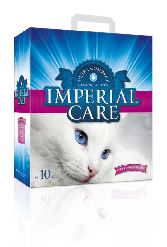 Imperial Care (Імперіал Кеа) BABY POWDER - Наповнювач для котячого туалету, що швидко утворює грудочки з ароматом дитячої присипки (6 л) в E-ZOO